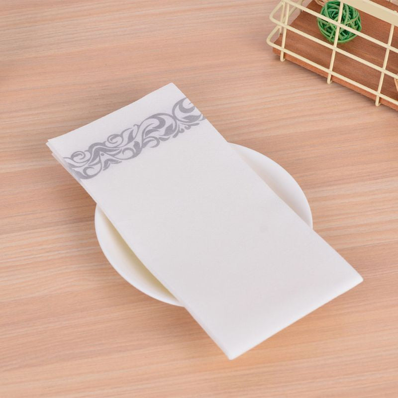 Disposable Linen-Feel FashnPoint 1-Ply Guest Towels