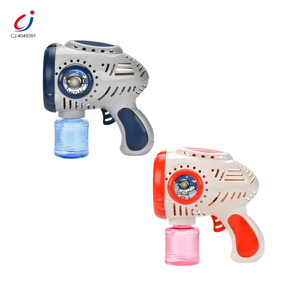 Chengji spielzeug happy automatic handheld porous bubble gun outdoor toys