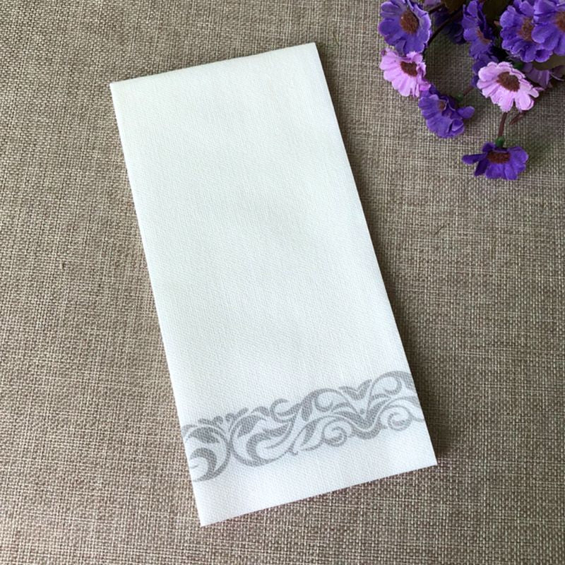 Disposable Linen-Feel FashnPoint 1-Ply Guest Towels